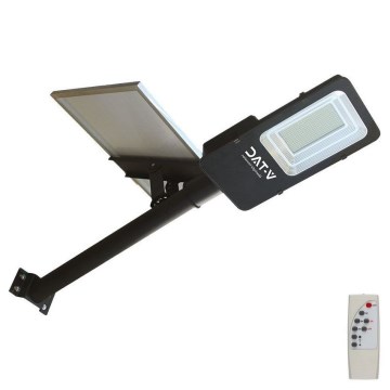LED Regulowana hybrydowa lampa uliczna solarna LED/50W/230V 6500K IP65 50000 mAh + pilot zdalnego sterowania