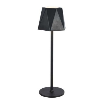 LED Regulowana jasność, ładowalna, dotykowa lampa stołowa LED/4W/5V 3000-6000K 1800 mAh czarna