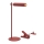 LED Regulowana magnetyczna lampka biurkowa 3w1 LED/3W/5V 4000K 1500 mAh czerwona