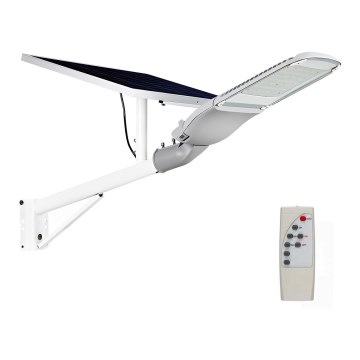 LED Regulowana solarna lampa uliczna SAMSUNG CHIP LED/50W/6,4V 4000K IP65 30000 mAh + pilot zdalnego sterowania