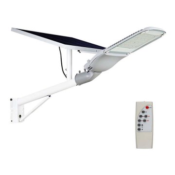 LED Regulowana solarna lampa uliczna SAMSUNG CHIP LED/50W/6,4V 6000K IP65 30000 mAh + pilot zdalnego sterowania