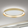 LED Regulowane oświetlenie sufitowe MANTA LED/38W/230V 2700/3000/4000K śr. 45 cm złote