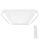LED Regulowane oświetlenie sufitowe QUADRO LED/38W/230V 3000-6000K białe + DO