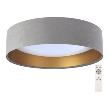 LED Regulowane oświetlenie sufitowe SMART GALAXY LED/24W/230V śr. 44 cm szary/złoty 3000-6500K + pilot zdalnego sterowania
