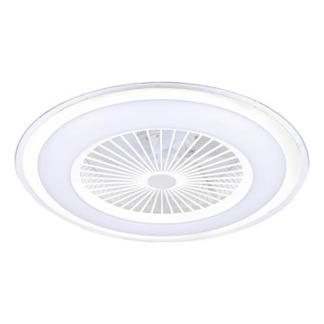 LED Regulowane oświetlenie sufitowe z wentylatorem ZONDA LED/48W/230V 3000-6000K białe + pilot do zdalnego sterowania