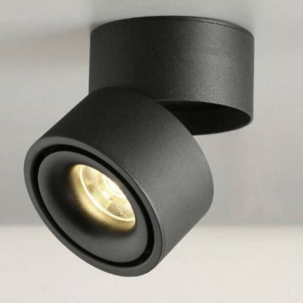 LED Regulowane punktowe oświetlenie LAHTI LED/10,5W/230V 3000K CRI 90 czarne