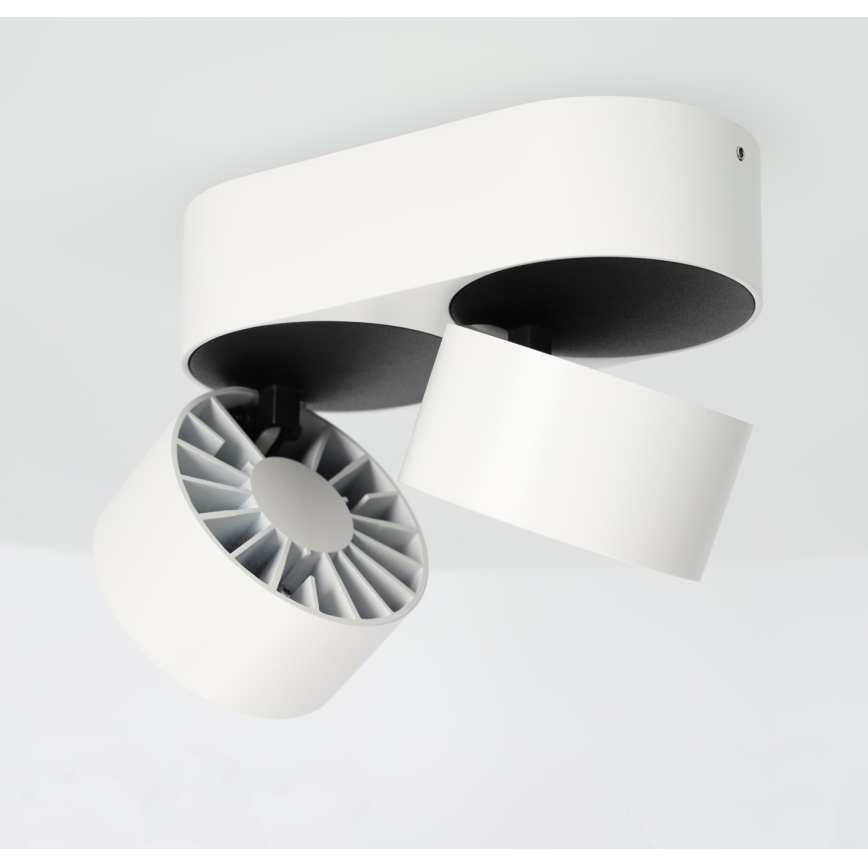 LED Regulowane punktowe oświetlenie LAHTI MINI 2xLED/9W/230V 3000K CRI 90 białe