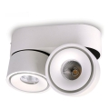 LED Regulowane punktowe oświetlenie LAHTI MINI 2xLED/9W/230V 3000K CRI 90 białe