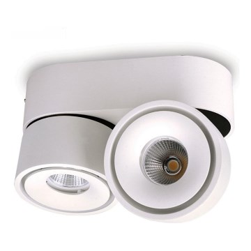 LED Regulowane punktowe oświetlenie LAHTI MINI 2xLED/9W/230V 3000K CRI 90 białe