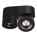 LED Regulowane punktowe oświetlenie LAHTI MINI 2xLED/9W/230V 3000K CRI 90 czarne