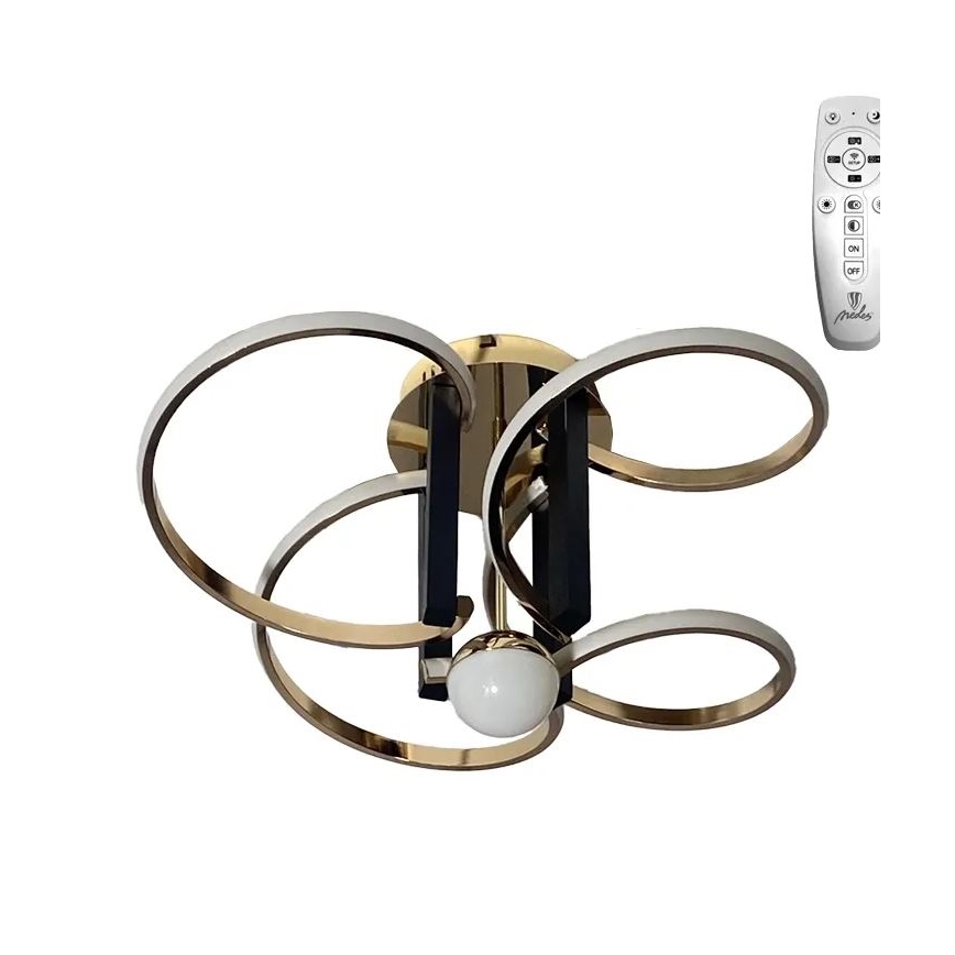 LED Regulowany sufitowy żyrandol LED/80W/230V 3000-6500K + pilot do zdalnego sterowania