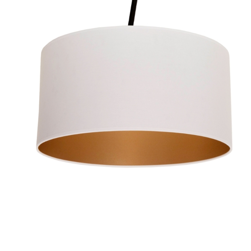 LED Regulowany przysufitowy żyrandol VENICE 1xE27/60W/230V biały/złoty