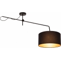 LED Regulowany przysufitowy żyrandol VENICE 1xE27/60W/230V czarny/złoty