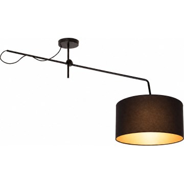 LED Regulowany przysufitowy żyrandol VENICE 1xE27/60W/230V czarny/złoty