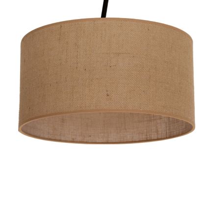 LED Regulowany przysufitowy żyrandol VENICE 1xE27/60W/230V juta