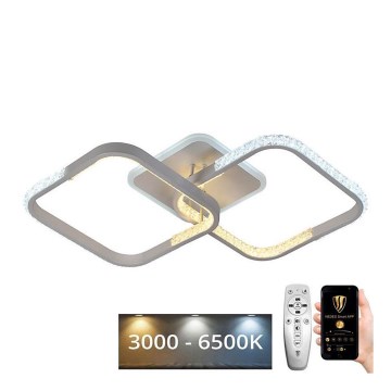 LED Regulowany sufitowy żyrandol LED/55W/230V 3000-6500K + pilot zdalnego sterowania
