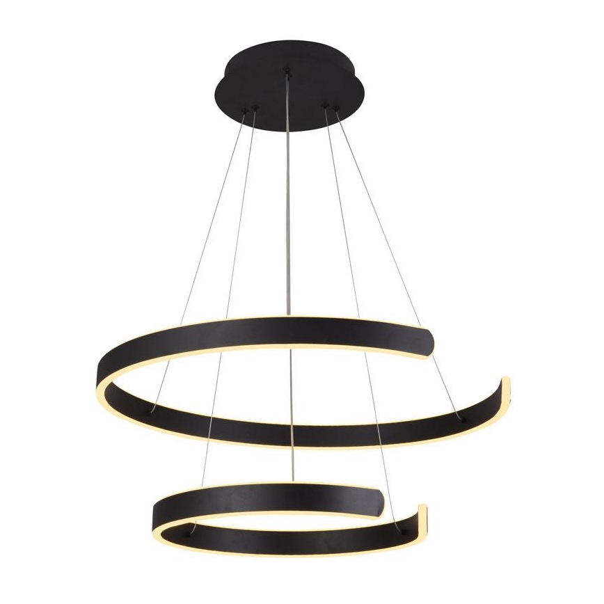 Lampa sufitowa LED ściemnialna na linkach LED/120W/230V 3000-6500K śr. 60 cm + pilot do zdalnego sterowania