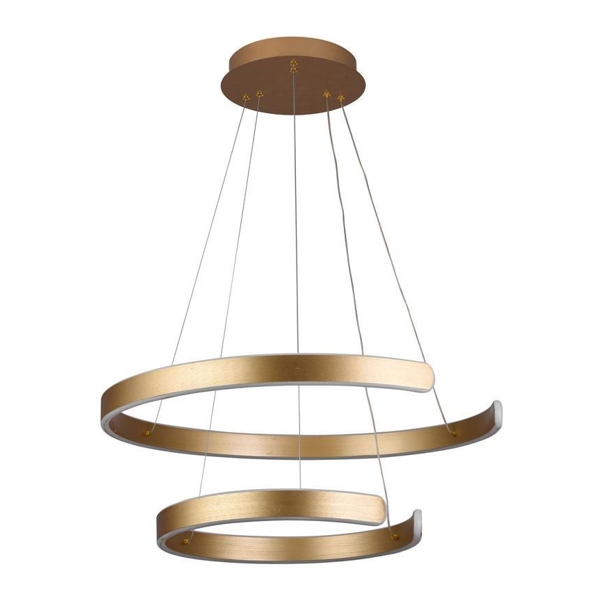 Lampa sufitowa LED ściemnialna na linkach LED/120W/230V 3000-6500K śr. 60 cm + pilot do zdalnego sterowania