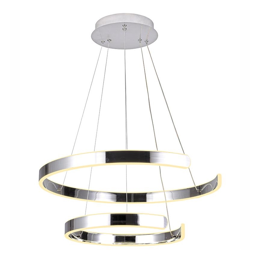 Lampa sufitowa LED ściemnialna na linkach LED/120W/230V 3000-6500K śr. 60 cm + pilot do zdalnego sterowania