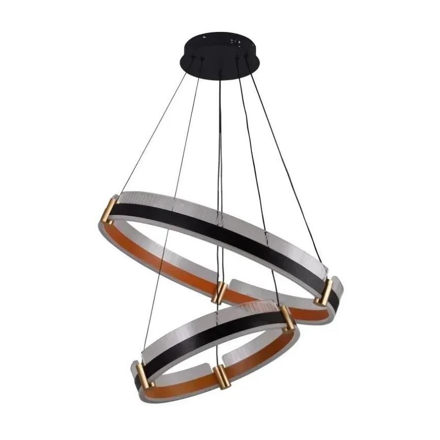 Lampa sufitowa LED ściemnialna na linkach LED/140W/230V 3000-6500K śr. 60 cm + pilot do zdalnego sterowania