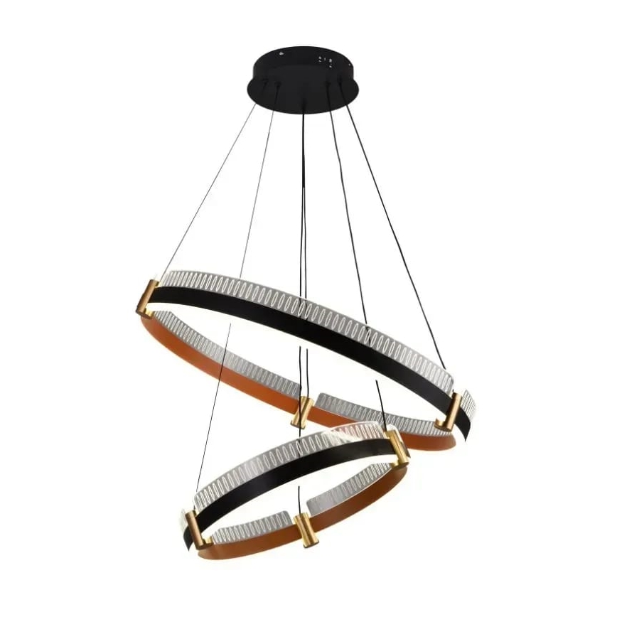 Lampa sufitowa LED ściemnialna na linkach LED/140W/230V 3000-6500K śr. 60 cm + pilot do zdalnego sterowania