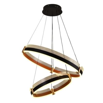 Lampa sufitowa LED ściemnialna na linkach LED/140W/230V 3000-6500K śr. 60 cm + pilot do zdalnego sterowania