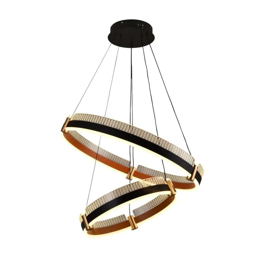 Lampa sufitowa LED ściemnialna na linkach LED/140W/230V 3000-6500K śr. 60 cm + pilot do zdalnego sterowania
