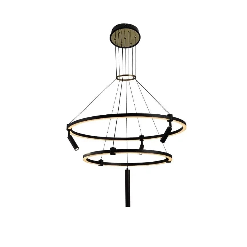 Lampa sufitowa LED ściemnialna na linkach LED/140W/230V 3000-6500K + pilot zdalnego sterowania