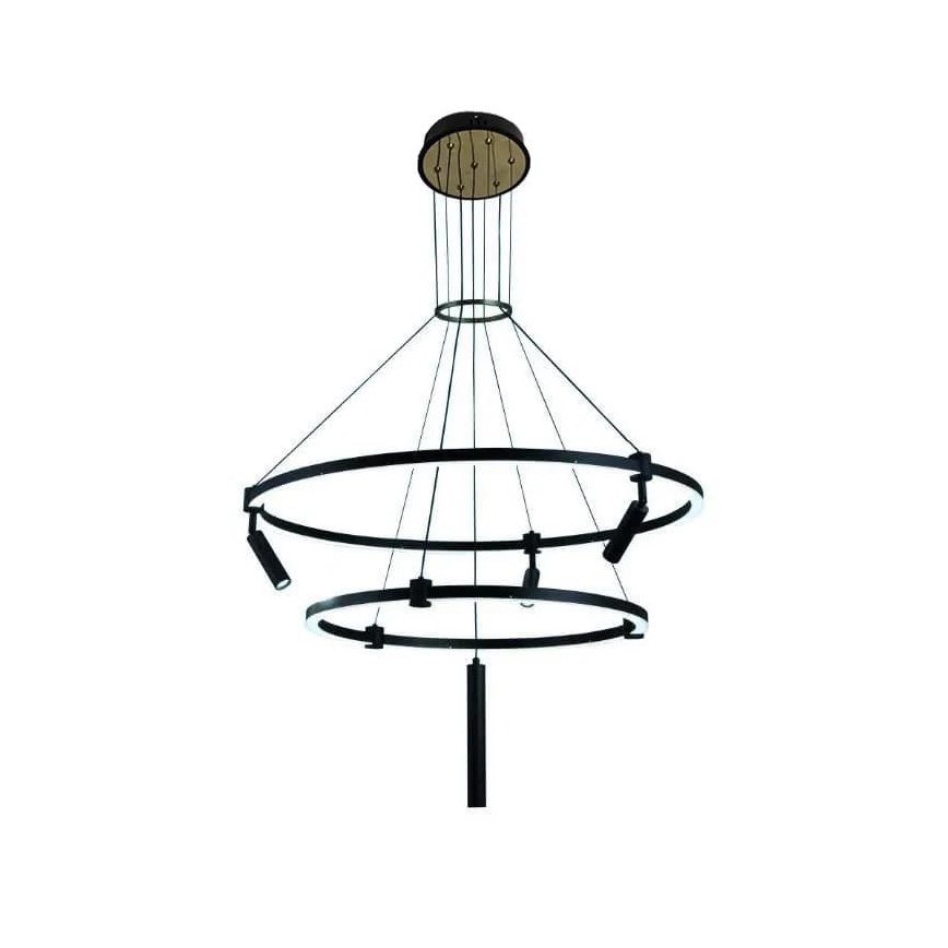 Lampa sufitowa LED ściemnialna na linkach LED/140W/230V 3000-6500K + pilot zdalnego sterowania