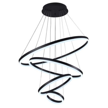 Lampa sufitowa LED ściemnialna na linkach LED/165W/230V 3000-6500K śr. 80 cm + pilot do zdalnego sterowania