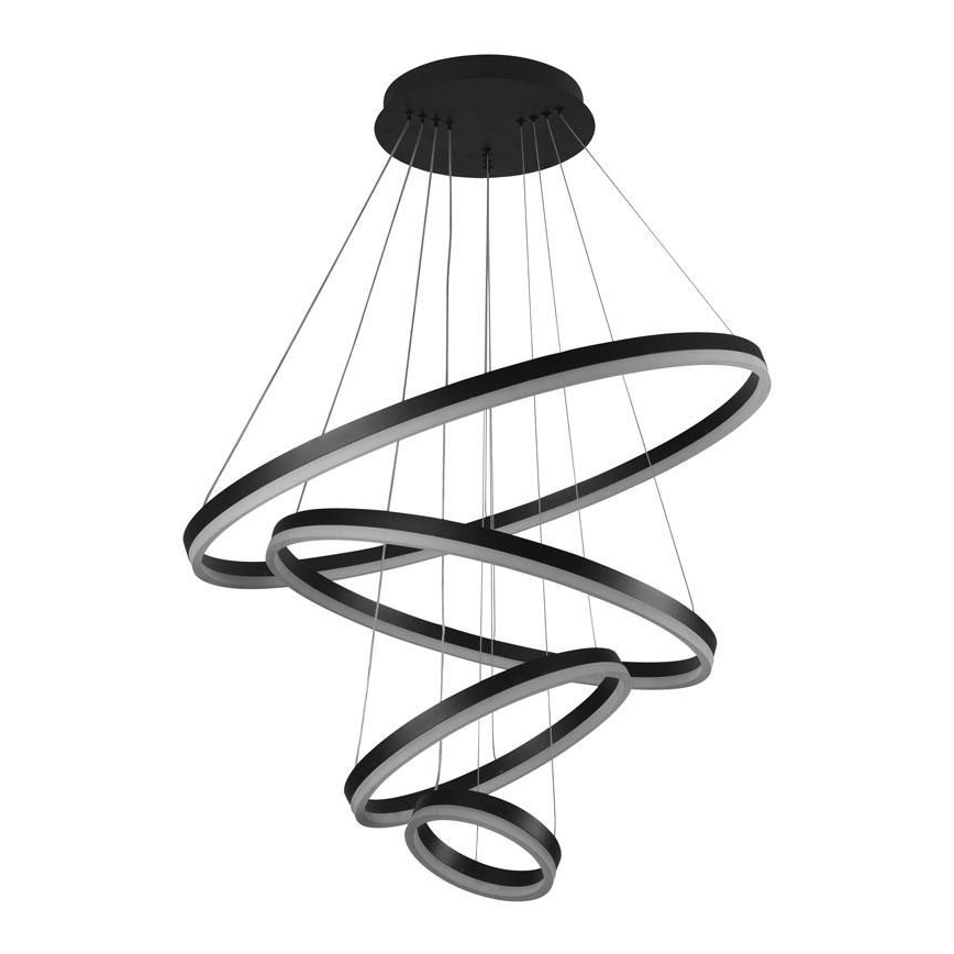 Lampa sufitowa LED ściemnialna na linkach LED/165W/230V 3000-6500K śr. 80 cm + pilot do zdalnego sterowania