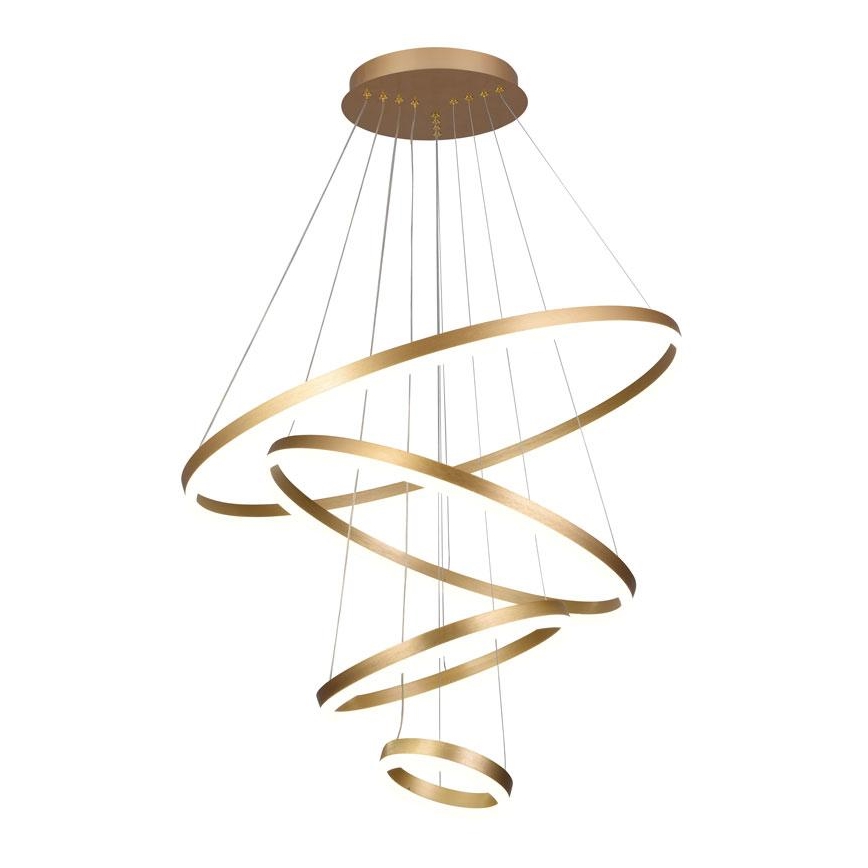 Lampa sufitowa LED ściemnialna na linkach LED/165W/230V 3000-6500K śr. 80 cm + pilot do zdalnego sterowania