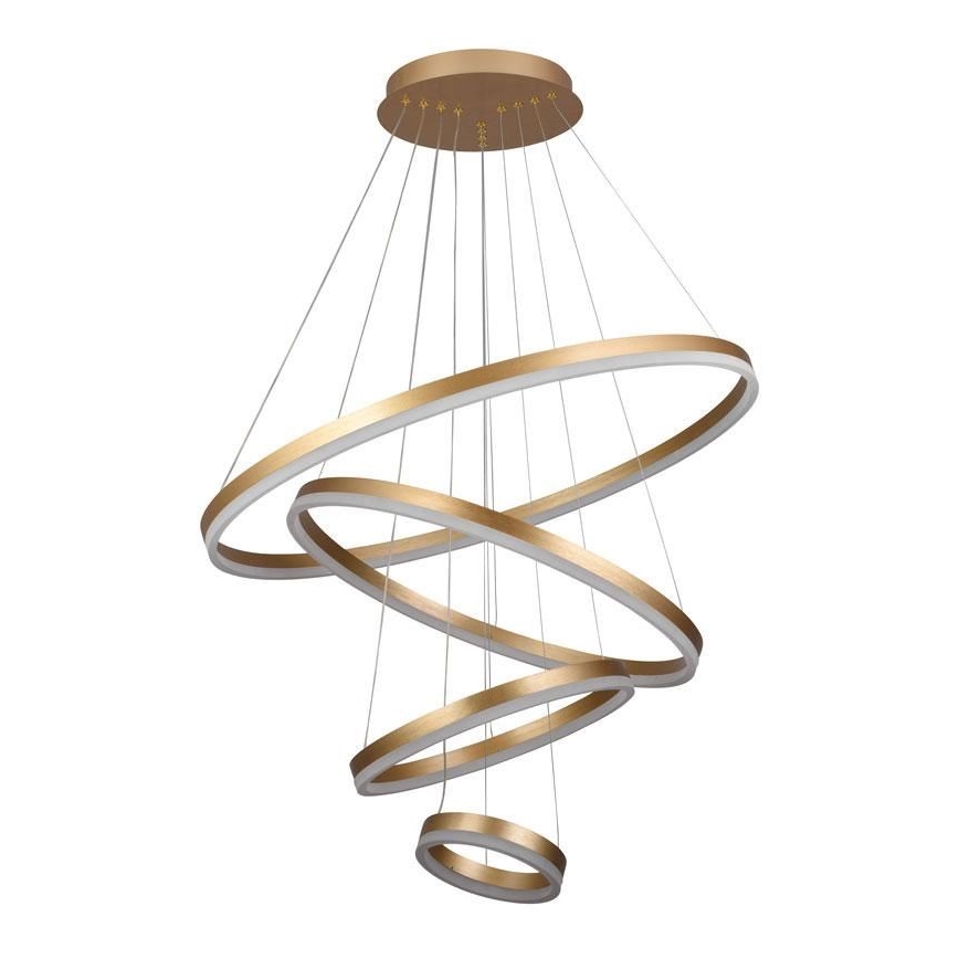 Lampa sufitowa LED ściemnialna na linkach LED/165W/230V 3000-6500K śr. 80 cm + pilot do zdalnego sterowania