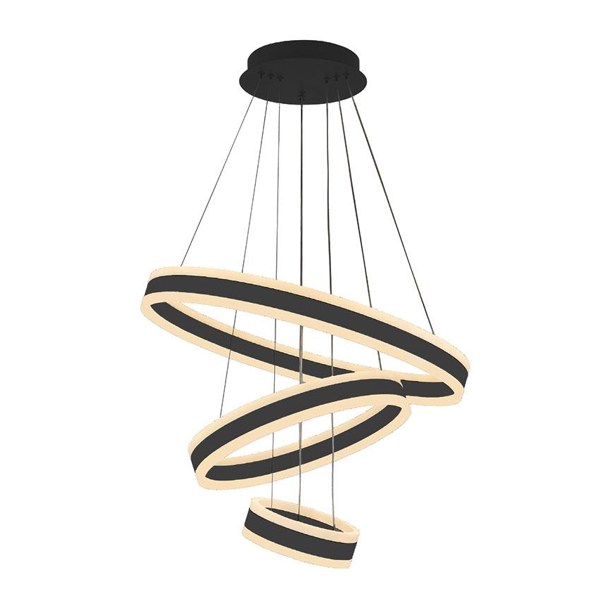 Lampa sufitowa LED ściemnialna na linkach LED/165W/230V 3000-6500K śr. 60 cm + pilot zdalnego sterowania