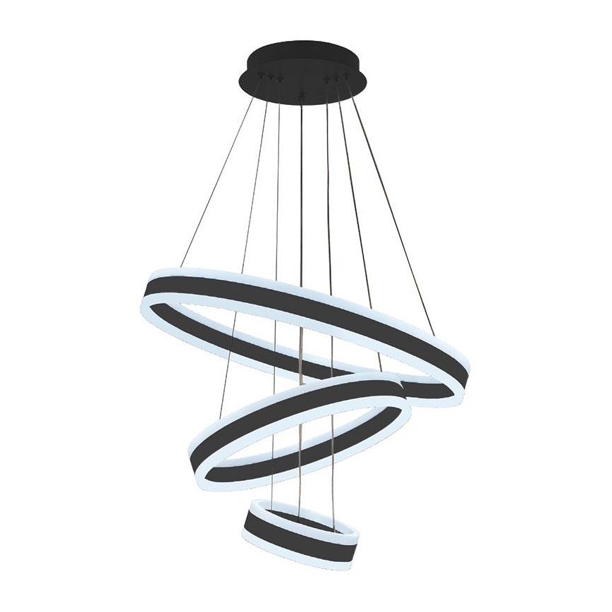 Lampa sufitowa LED ściemnialna na linkach LED/165W/230V 3000-6500K śr. 60 cm + pilot zdalnego sterowania