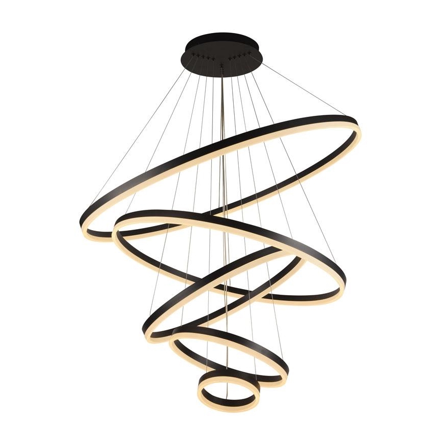 Lampa sufitowa LED ściemnialna na linkach LED/210W/230V 3000-6500K śr. 100 cm + pilot do zdalnego sterowania