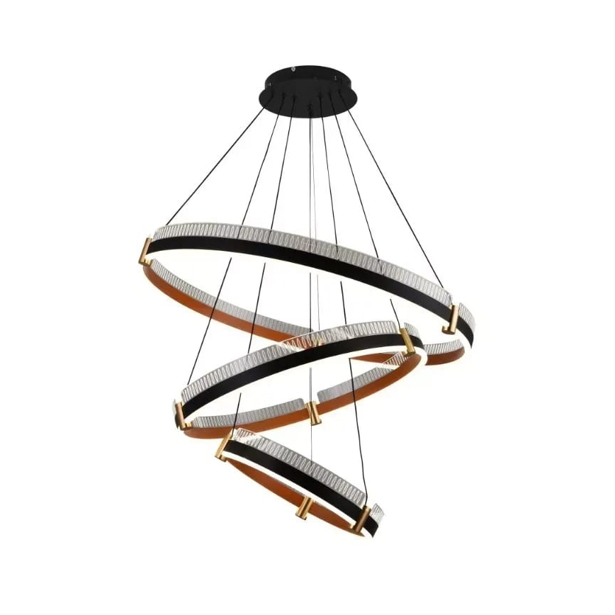 Lampa sufitowa LED ściemnialna na linkach LED/240W/230V 3000-6500K śr. 80 cm + pilot do zdalnego sterowania