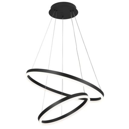 Lampa sufitowa LED ściemnialna na linkach LED/70W/230V 3000-6500K śr. 60 cm + pilot do zdalnego sterowania