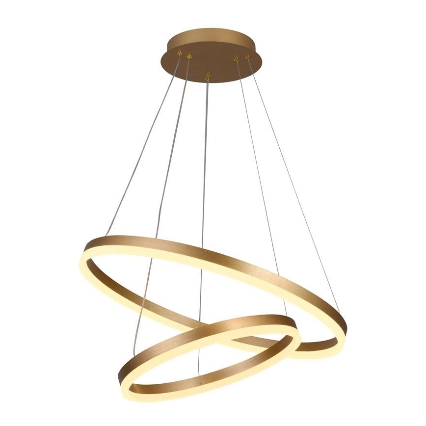 Lampa sufitowa LED ściemnialna na linkach LED/70W/230V 3000-6500K śr. 60 cm + pilot do zdalnego sterowania