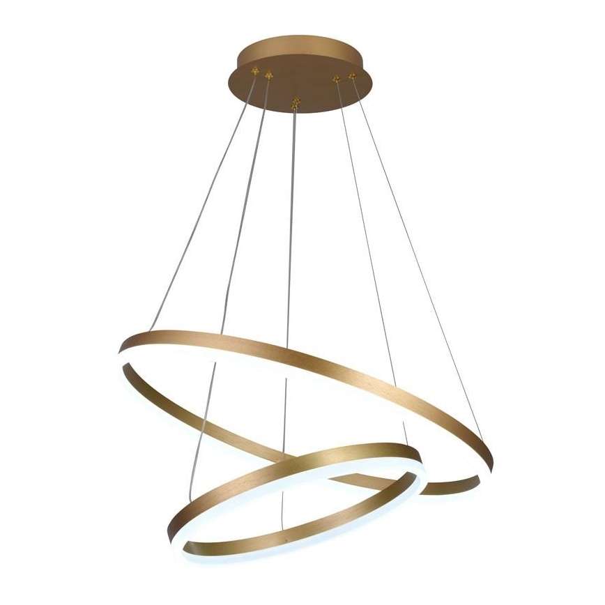 Lampa sufitowa LED ściemnialna na linkach LED/70W/230V 3000-6500K śr. 60 cm + pilot do zdalnego sterowania