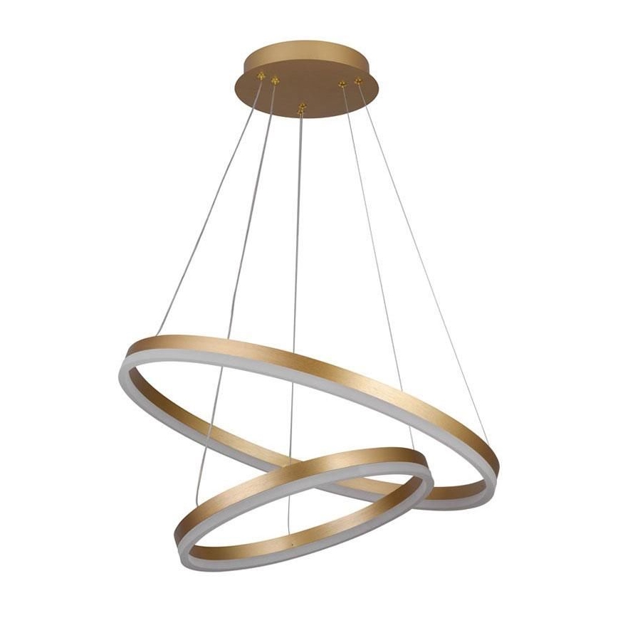 Lampa sufitowa LED ściemnialna na linkach LED/70W/230V 3000-6500K śr. 60 cm + pilot do zdalnego sterowania