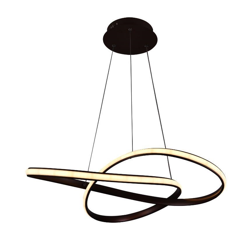 Lampa sufitowa LED ściemnialna na linkach LED/70W/230V 3000-6500K śr. 60 cm + pilot do zdalnego sterowania