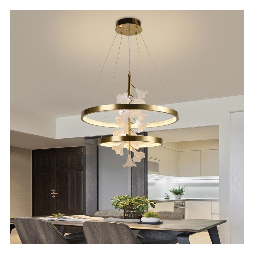 Lampa sufitowa LED ściemnialna na linkach LED/70W/230V 3000-6500K + pilot do zdalnego sterowania