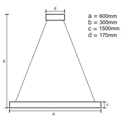 LED Regulowany kryształowy żyrandol na linkę LED/80W/230V 3000-6500K złoty + pilot do sterowania