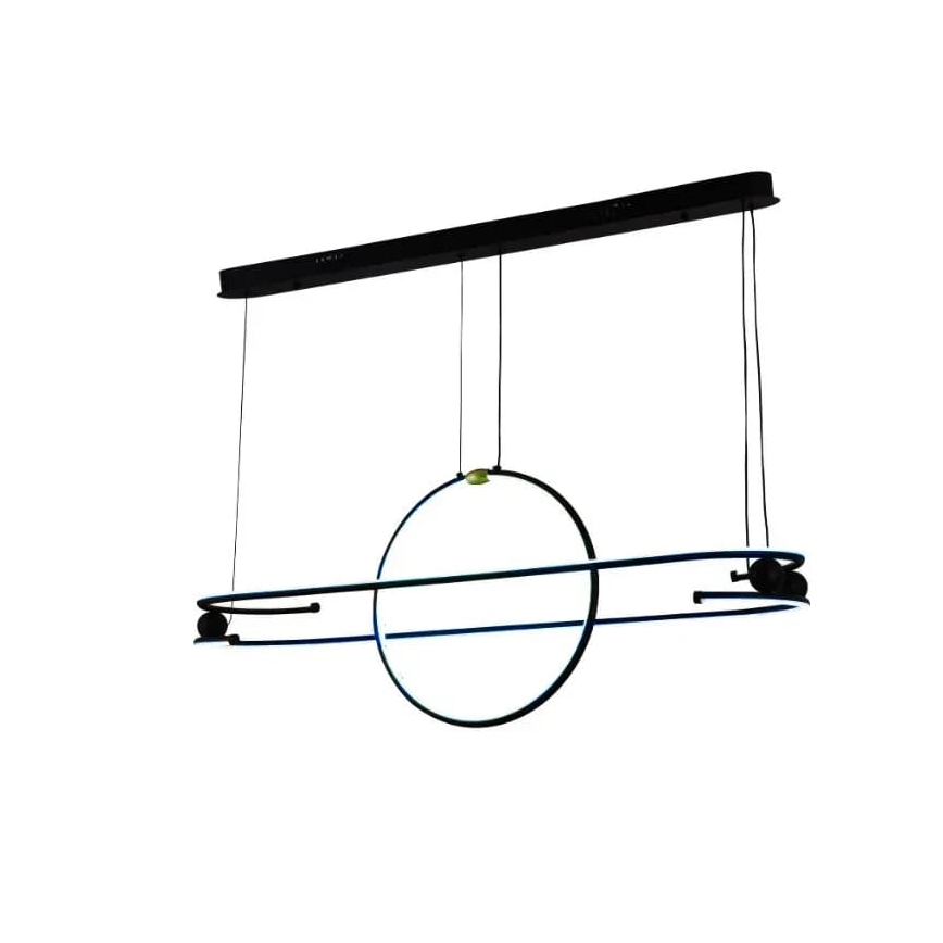 Lampa sufitowa LED ściemnialna na linkach LED/95W/230V 3000-6500K + pilot do zdalnego sterowania