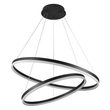 Lampa sufitowa LED ściemnialna na linkach LED/100W/230V 3000-6500K śr. 80 cm + pilot do zdalnego sterowania