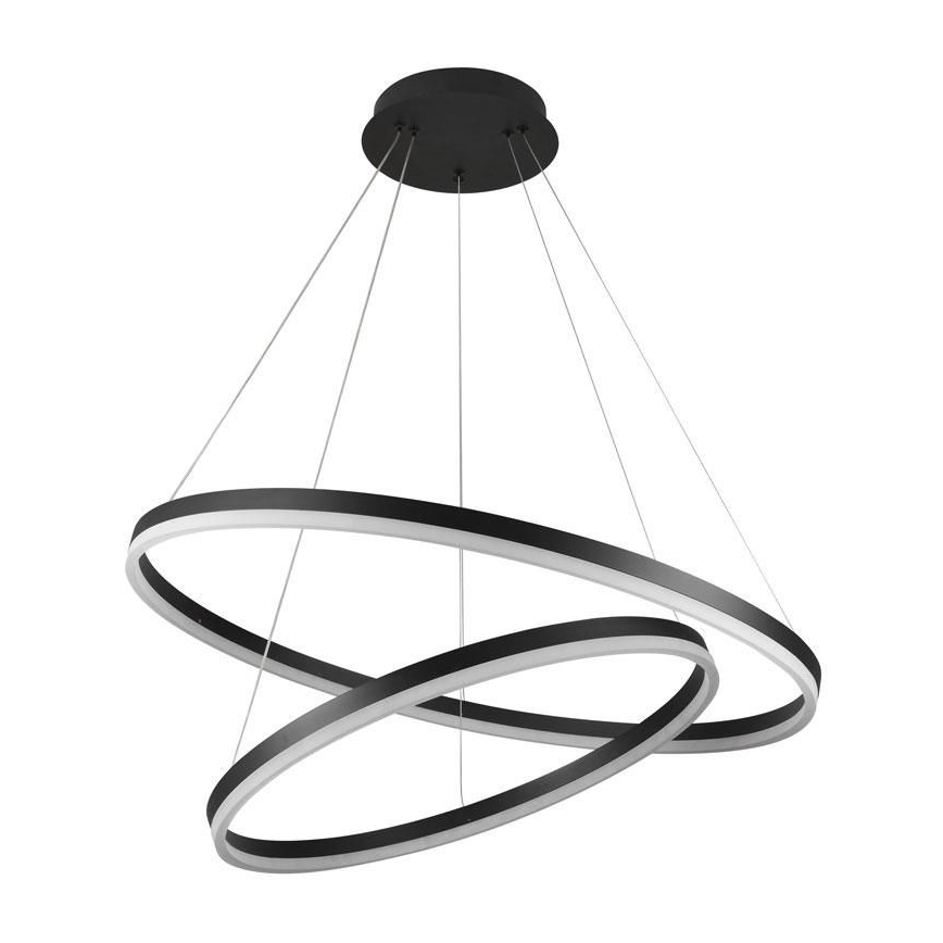 Lampa sufitowa LED ściemnialna na linkach LED/100W/230V 3000-6500K śr. 80 cm + pilot do zdalnego sterowania