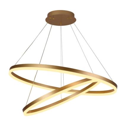 Lampa sufitowa LED ściemnialna na linkach LED/100W/230V 3000-6500K śr. 80 cm + pilot do zdalnego sterowania