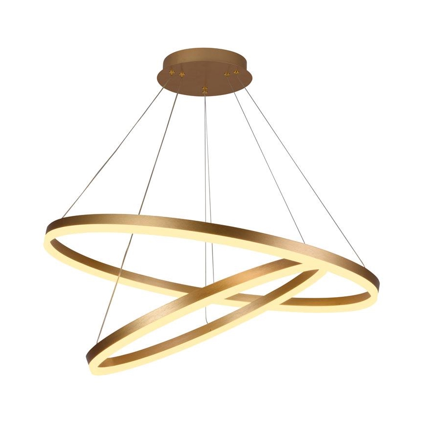 Lampa sufitowa LED ściemnialna na linkach LED/100W/230V 3000-6500K śr. 80 cm + pilot do zdalnego sterowania