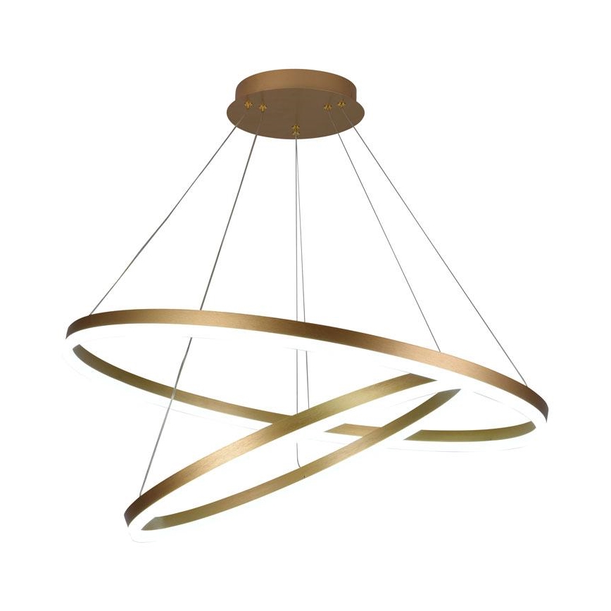 Lampa sufitowa LED ściemnialna na linkach LED/100W/230V 3000-6500K śr. 80 cm + pilot do zdalnego sterowania